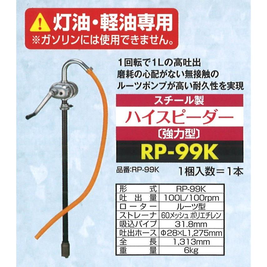 ドラム缶用 手動ポンプ エムケー精工 ハイスピーダー 強力型 RP ドラム缶用 手動ポンプ エムケー精工 ハイスピーダー 強力型 RP