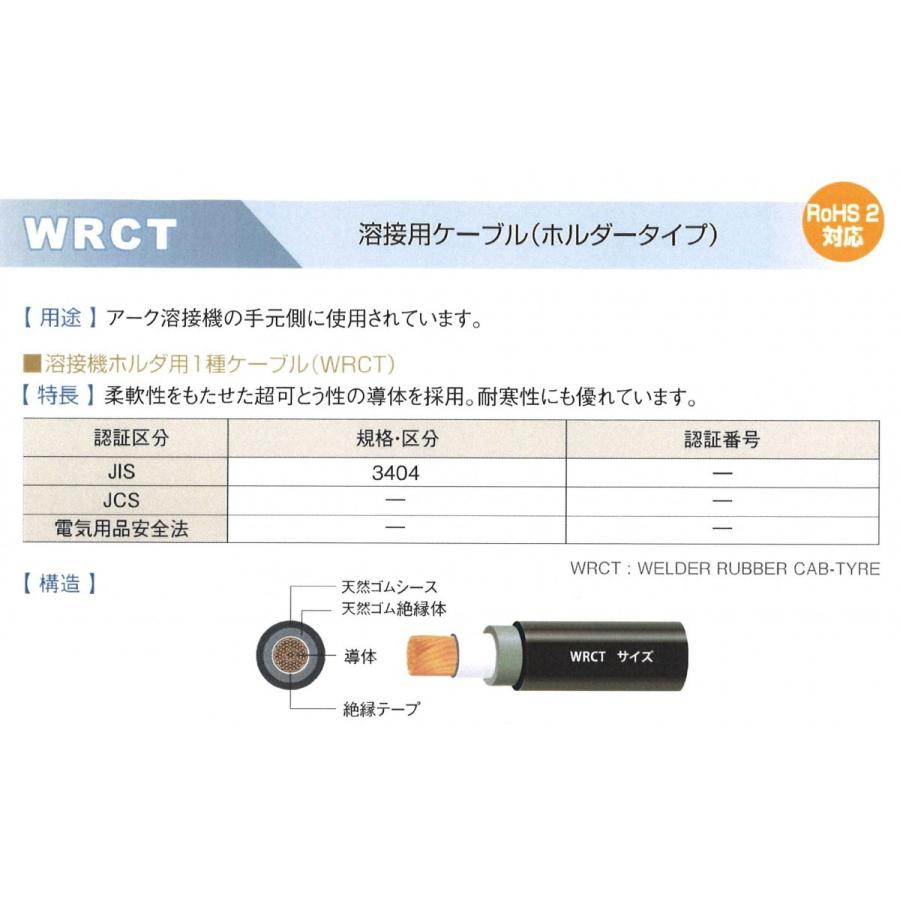 溶接 キャブタイヤケーブル ソフト WRCT トータル30m 安全 溶接 キャブタイヤケーブル ソフト WRCT トータル30m 安全