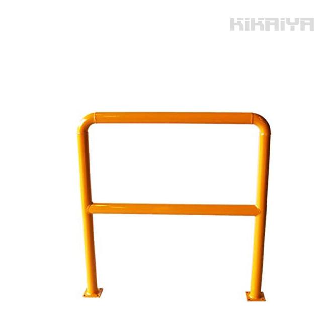 パイプガード 横型 1000mm 車止め ポール バリカー ガードパイプ アーチ形 アーチスタンド 固定式 スチール KIKAIYA