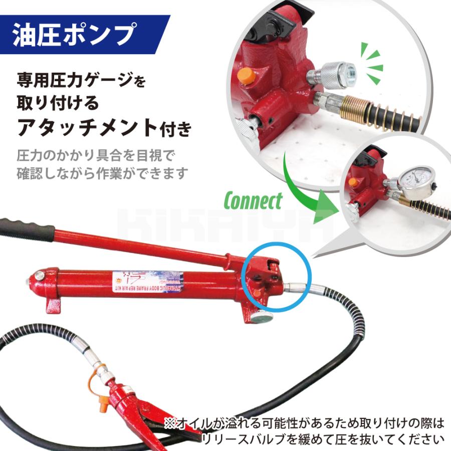 KIKAIYA（キカイヤ） ボディーリペアキット ロングラムジャッキ 油圧