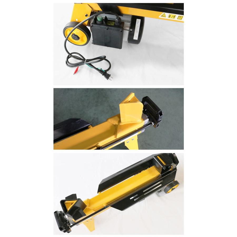 薪割り機 6トン 電動 まきわり ログスプリッター 4分割カッター付き 薪割機 油圧式 「すご楽」 KIKAIYA