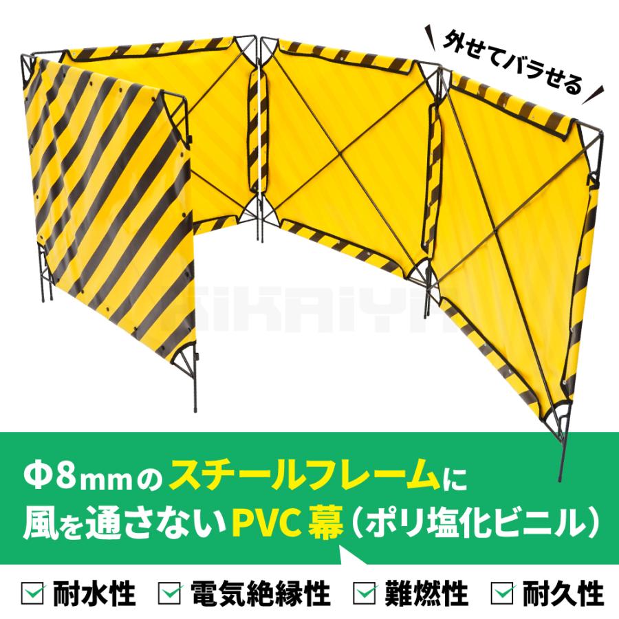 KIKAIYA（キカイヤ） マンホール屏風 4面式 W1000×H900mm マンホール