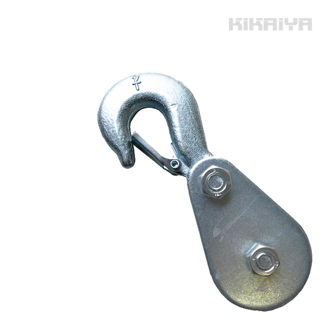 プーリーブロック 大 2トン フック 滑車 ウインチ KIKAIYA 最大70％オフ！