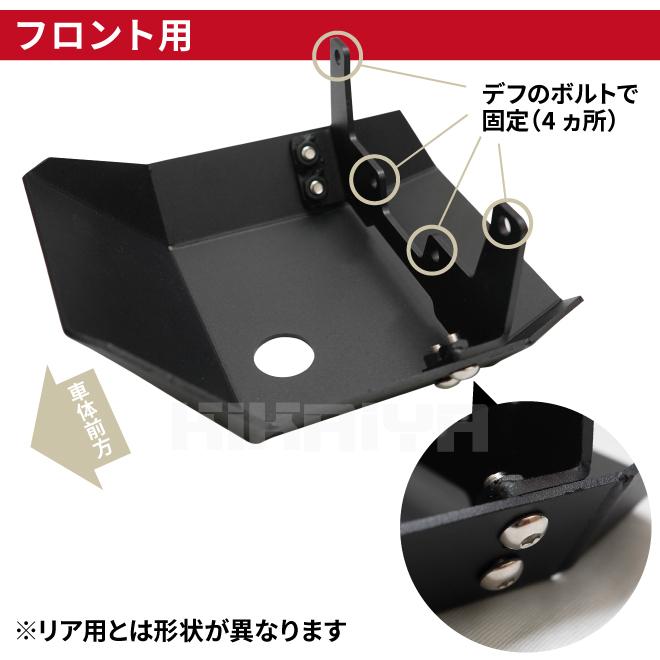 KIKAIYA ジムニー デフガード セット JB64 JB74 デフプロテクション 