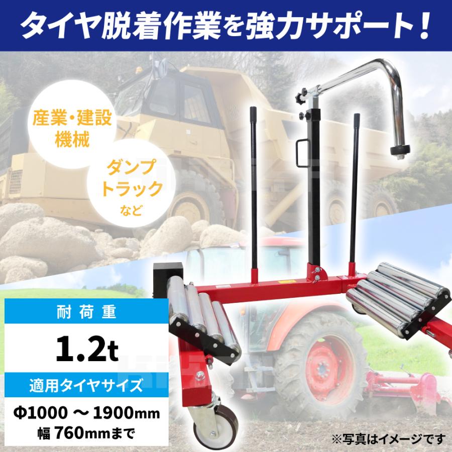 KIKAIYA（キカイヤ） ホイールドーリー 1.2トン ダンプトラック