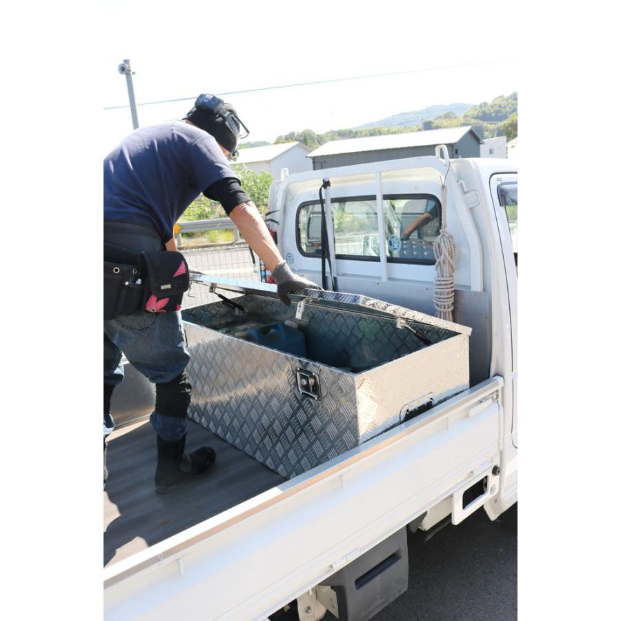 YESHMA 日本の品質トラック工具箱 荷台 ボックス アルミボックス ツールボックス 99*33*26cm コンテナ 防水 軽トラ 荷台