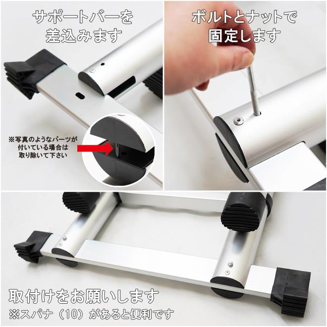 脚立 アルミ はしご 1.9m+1.9m 3.8m 伸縮 折りたたみ式 ハシゴ 梯子 12