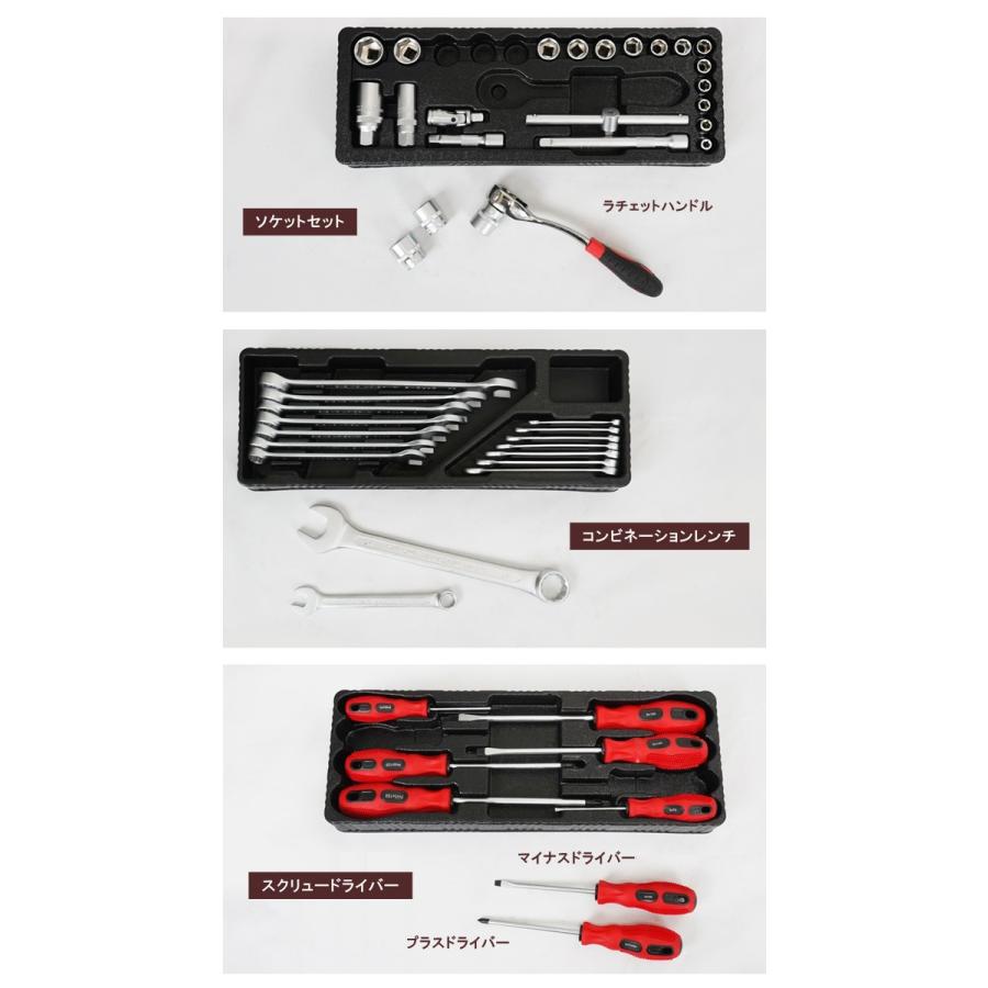 KIKAIYA 工具セット 84pcs キャビネット 7段にジャストサイズ KIKAIYA 工具セット 84pcs キャビネット 7段にジャストサイズ