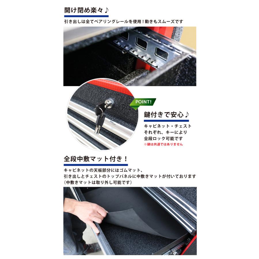 KIKAIYA（キカイヤ） ローラーキャビネット チェスト＆キャビネット7段