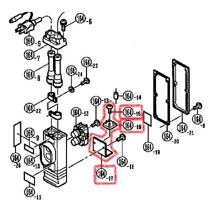 ゲートリモコン リョービ（RYOBI） KYOCERA(京セラ) ウインチリモコン用スタック