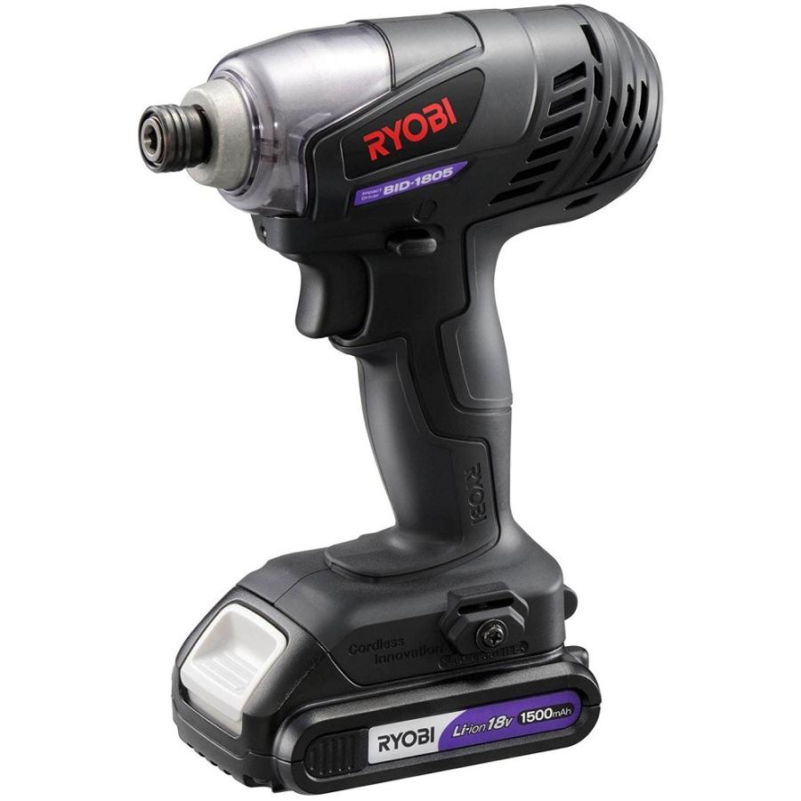 リョービ（RYOBI） 18V充電式インパクトドライバ(1,500mAh) BID-1805