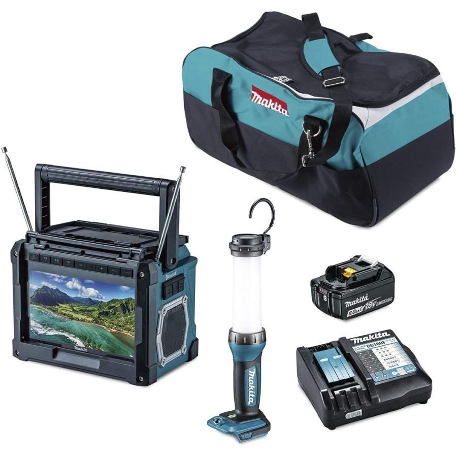マキタ（makita） 18V-6.0Ah充電式防災用コンボキット(ワークライト