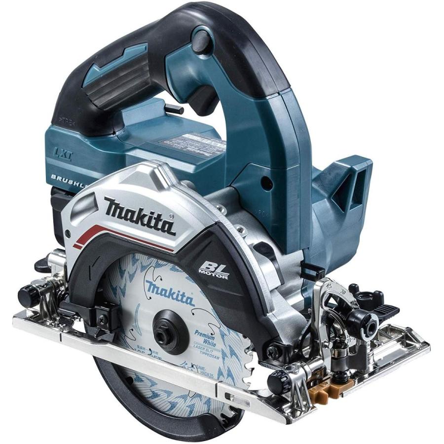 マキタ　14.4V充電式マルノコ(6.0Ahバッテリ/鮫肌チップソー)カラー：青/黒　HS472DRG