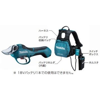 マキタ 18V+18V→36V充電式せん定ハサミ(6.0Ah) UP361DPG2の画像