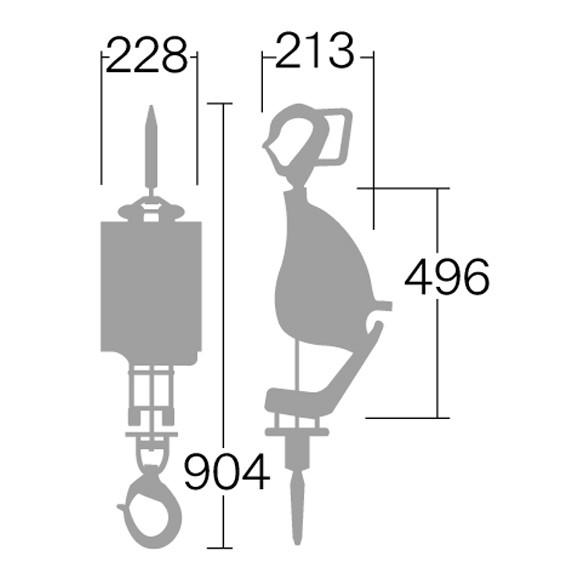 リョービ（RYOBI） KYOCERA(京セラ) ウインチ(ワイヤー径5mm×30m付 