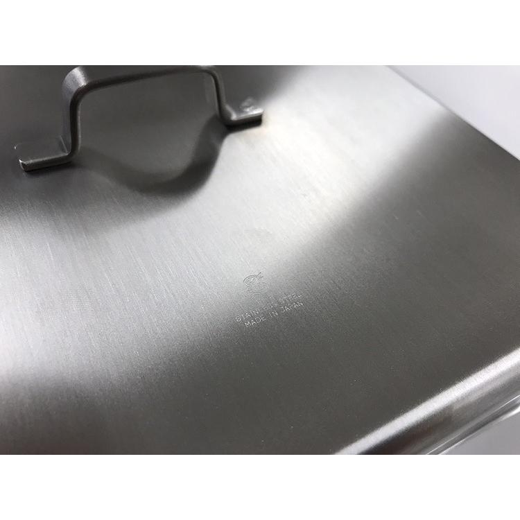 角型ステーキカバー 19cm 18-8ステンレス製 : 日本鉄具製作 - 通販
