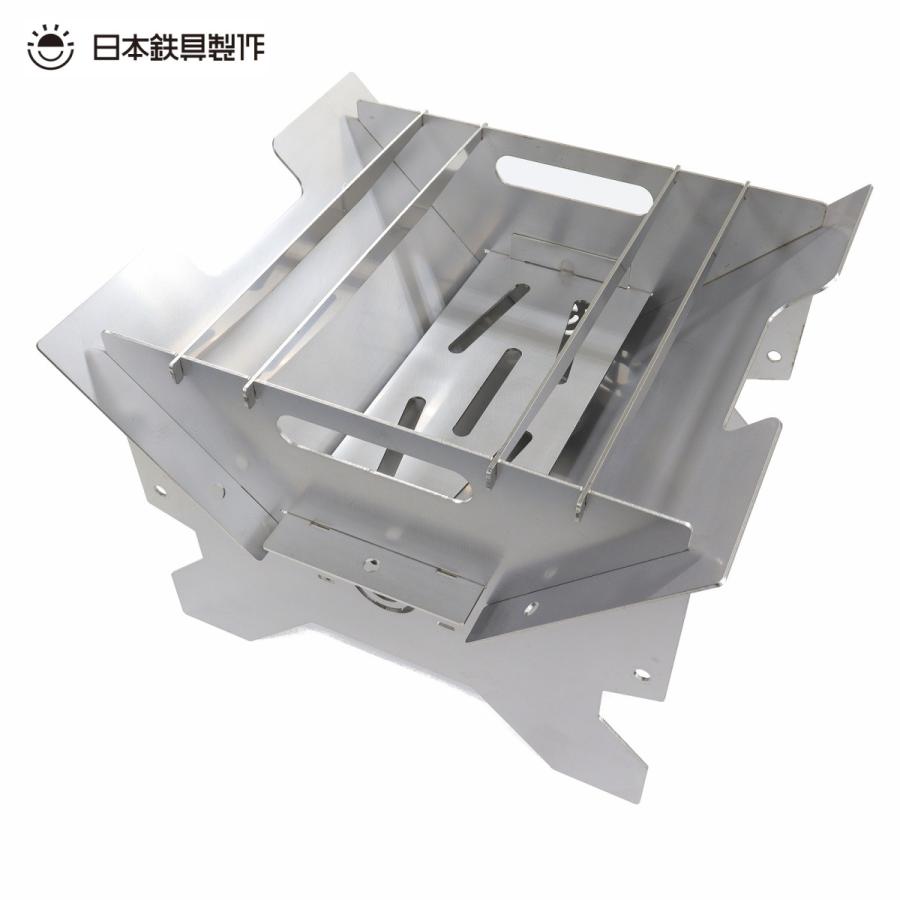 組み立て式焚き火台III型 NZ-ST1A コンパクトBBQコンロ アウトドア