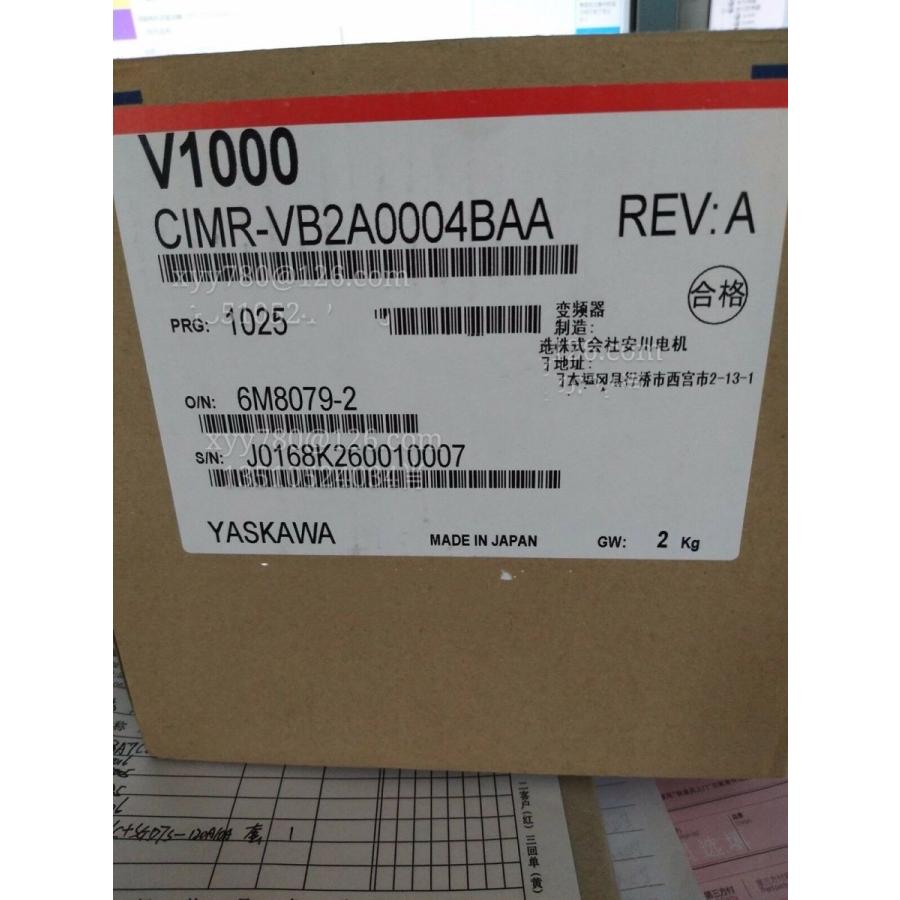 未使用品安川電機インバータ　CIMR-VB4A0007BBA　納期7-10日