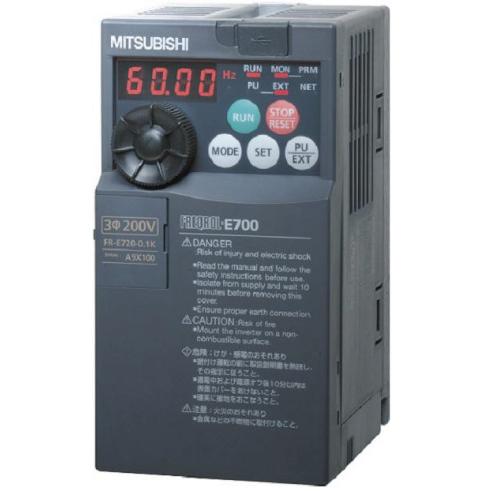 MITSUBISHI ELECTRIC FR-E720-0.75K インバータ 三菱（MITSUBISHI） FR-E720-0.75K 三菱電機インバータ 新品同様/保証