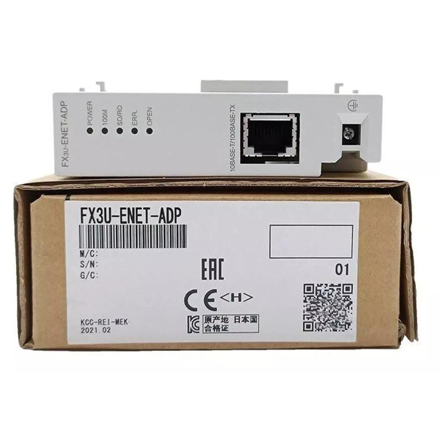 FX3U-ENET-ADP 純正品　未使用 三菱（MITSUBISHI） FX3U-ENET-ADP 三菱電機シーケンサ 新品同様/保証