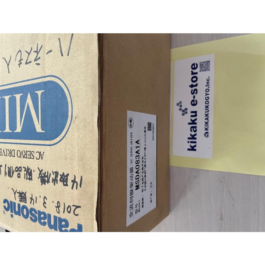 MSDA083A1A　パナソニック　サーボドライバー　新品同様/保証付き　納期7-10日の画像