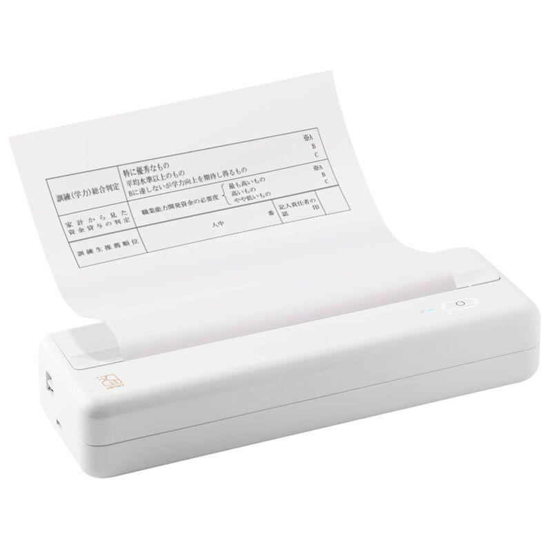 HPRT MT810 A4モバイルプリンター サーマル モノクロ ポータブル プリンタ 小型 ミニ コンパクト ビジネス ホーム アウトドア