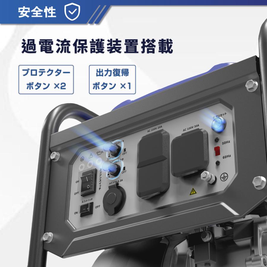 Gaidoh ☆コスパNO.1☆Gaidohインバーター発電機 定格4.0kVA ガソリン