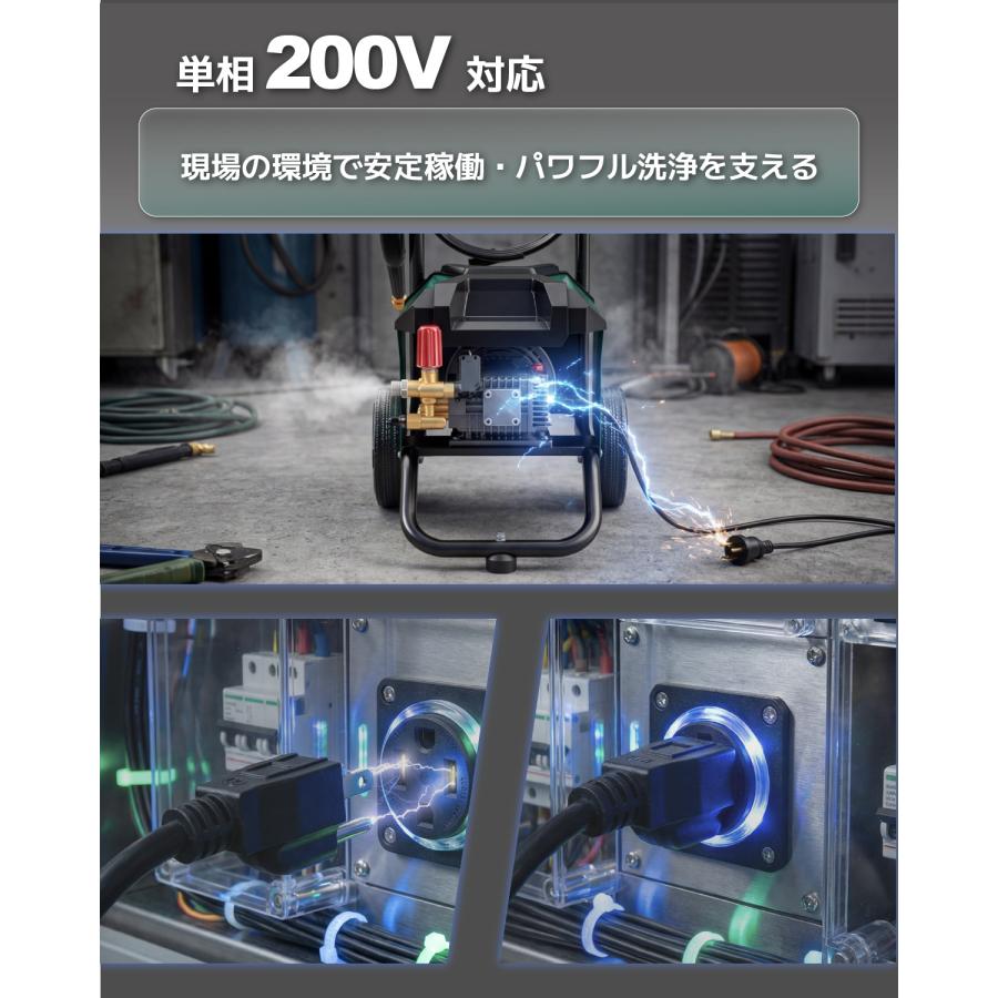 ★200V★Kareyou200V電動高圧洗浄機 超低騒音 25MPa エンジン Kareyou ☆200V対応☆Kareyou電動高圧洗浄機 超低騒音 15MPa 3.0kW 単