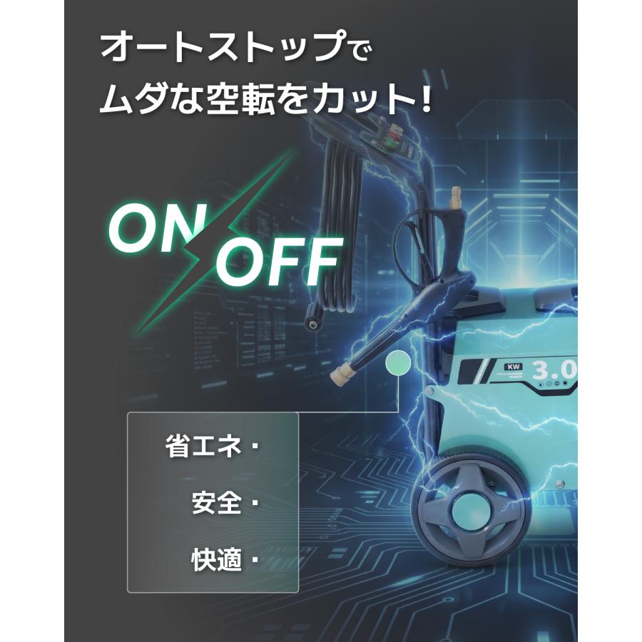 Kareyou ☆200V対応☆Kareyou電動高圧洗浄機 超低騒音 15MPa 3.0kW 単
