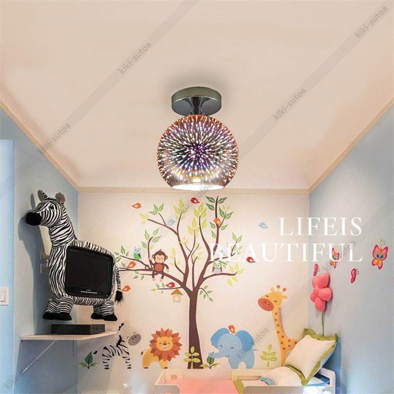 シーリングライト ガラス おしゃれ 北欧 ボール型 花火 ステンドグラス Led対応 天井照明器具 和室 寝室 キッチン ダイニング レストラン 直付け 引掛シーリング Kiki Sutoa Jd Xdd 38 照明 キキストア 通販 Yahoo ショッピング