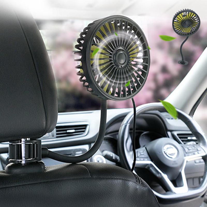 車載扇風機 車用ファン 車内 Usb扇風機 風向き360 調整 Usb給電 低騒音 前後部座席用 3段階風量 蒸れ解消 暑い 汗 涼しい 風 ファン 快適 Kiki Sutoa Qp Czfs 15 1 照明 キキストア 通販 Yahoo ショッピング