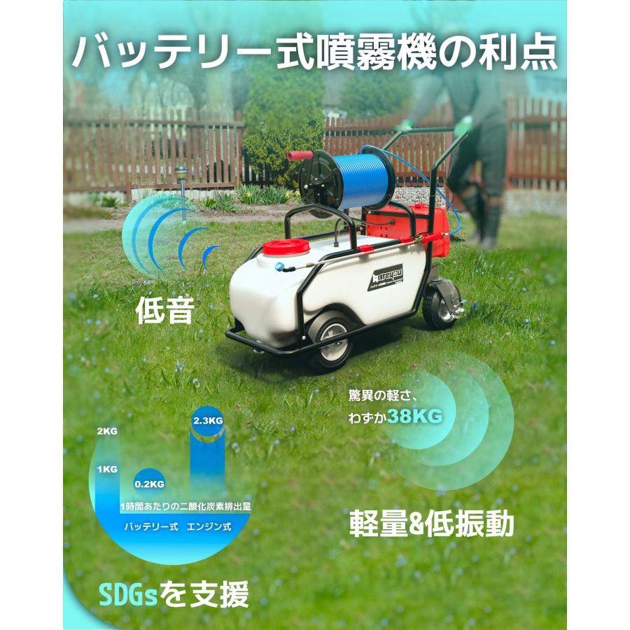 Kareyou ☆ポイント最大11.5％！☆噴霧器 バッテリー式噴霧器 60L 静音