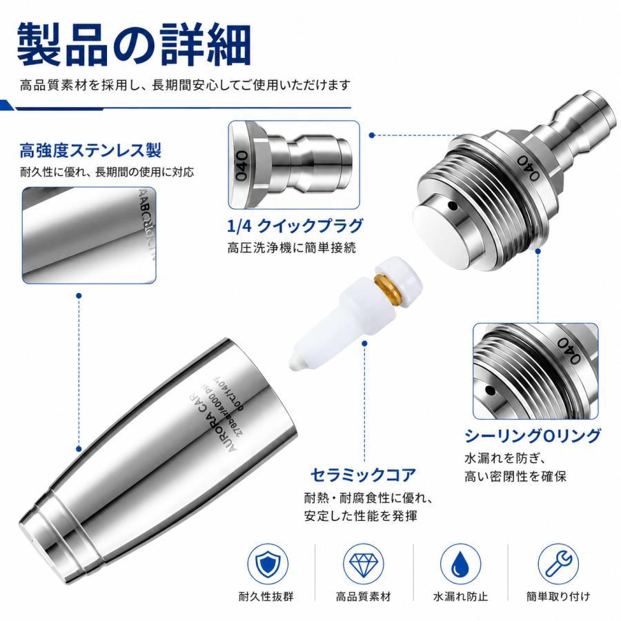 kareyou高圧洗浄機用 ターボノズル 4000PSI 360°回転 Kareyou ☆おすすめ！☆kareyou高圧洗浄機用 ターボノズル 4000PSI 360