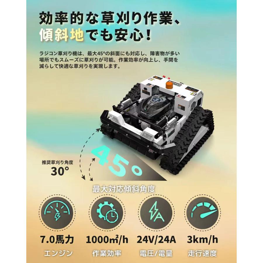 Kareyou ☆遠隔操作200m☆ ラジコン草刈機 YE480GS-RT 500mm刈幅