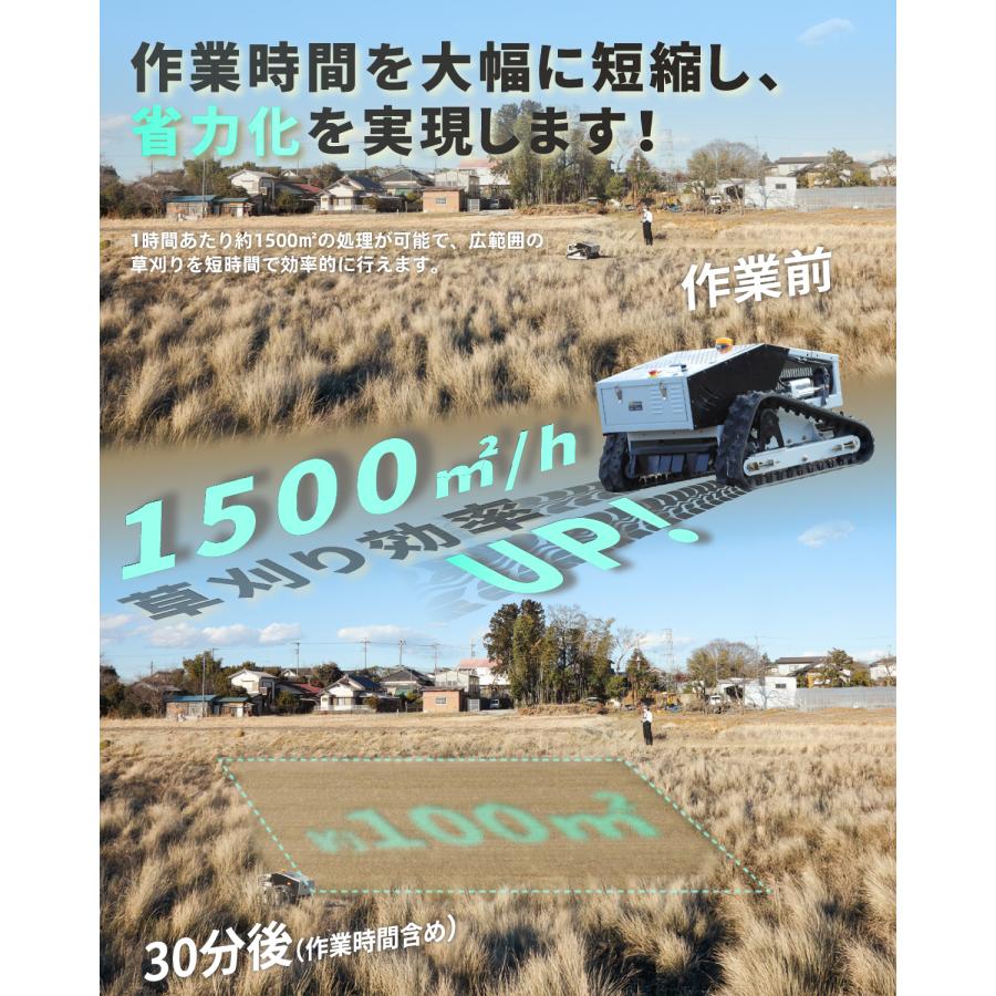 Kareyou ☆プロ仕様ラジコン草刈機☆Kareyouラジコン草刈機 高出力