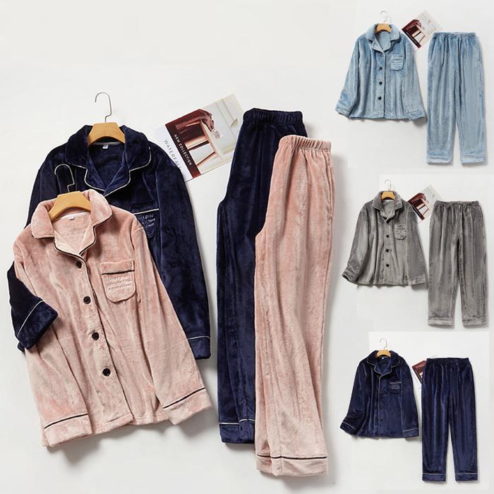 冬新作メンズ レディース 暖かい もこもこ パイピング パジャマ 厚手 ルームウェア 上下セット 大人 シンプル ペアルック 防寒 部屋着 ナイトウェア Cpwtrm711 Kikiファッション 通販 Yahoo ショッピング