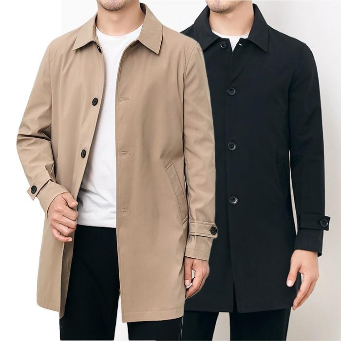 21春新作 メンズ ステンカラーコート ミディアム丈 春用 シンプル ビジネス コート スプリングコート 紳士用 通勤 春秋 防風 ライトアウター Msweater3 Kikiファッション 通販 Yahoo ショッピング