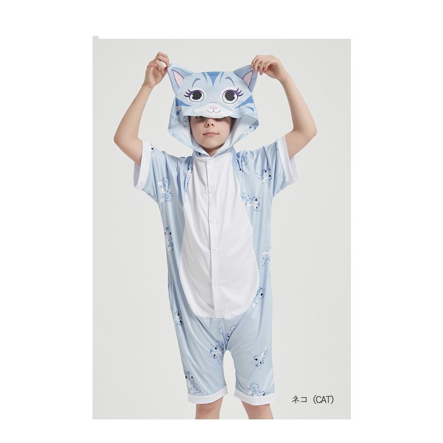 夏新作 キッズ ウサギ ネコ 着ぐるみ パジャマ つなぎ 半袖 ボーイズ ガールズ キツネ コブタ ルームウェア Animal Sleep Onesie Pajama 仮装 コスプレ 変装 Pregset819 Kikiファッション 通販 Yahoo ショッピング