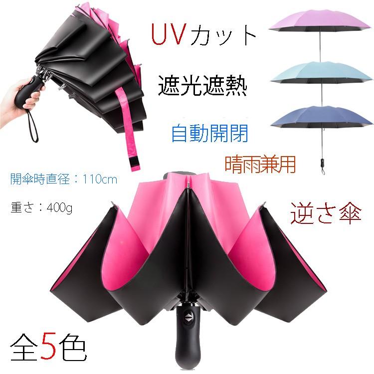 逆さ傘 日傘 Uvカット 自動開閉 折りたたみ 8本骨 裏張り 大きい傘 レディース メンズ ビジネス 遮光遮熱 晴雨兼用傘 逆向き 折りたたみ傘 Tys028 Kikiファッション 通販 Yahoo ショッピング