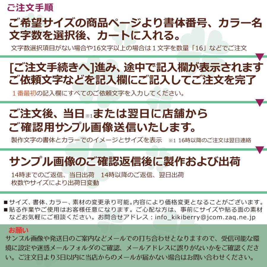 [枠高さ20ｍｍ] 耐水有 英字・数字 文字シール+透明ラミネートセット 重ね文字ステッカー 切り文字 文字シール カッティングシール｜kikiberry｜08