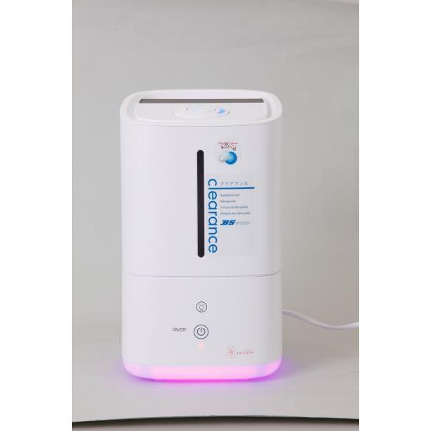 【送料無料】次亜塩素酸水溶液対応 超音波加湿器AT-45＋クリアランスα スターターキットの画像