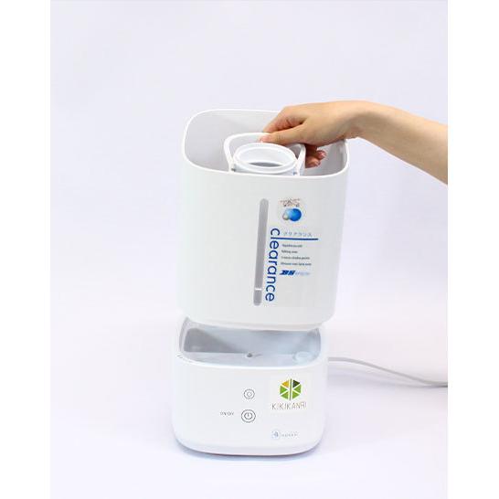 【送料無料】次亜塩素酸水溶液対応 超音波加湿器AT-45＋クリアランスα スターターキットの画像