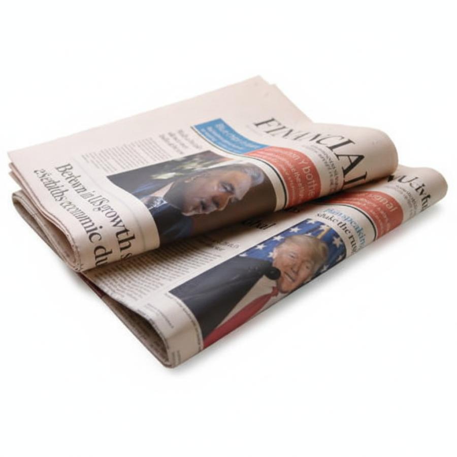 英字新聞 50枚セット 緩衝材 梱包用 フィナンシャルタイムズ : KIKISUU