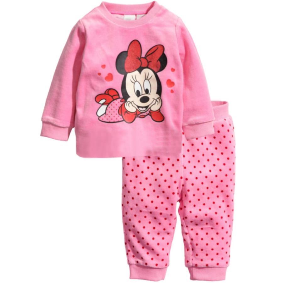 プリントキッズ 子供服 ジュニア 上下セットルームウェア パジャマ 長袖 ミニーマウス 90cm 130cm 春夏秋 薄手綿100 0417 9 貴公子ショップ 通販 Yahoo ショッピング