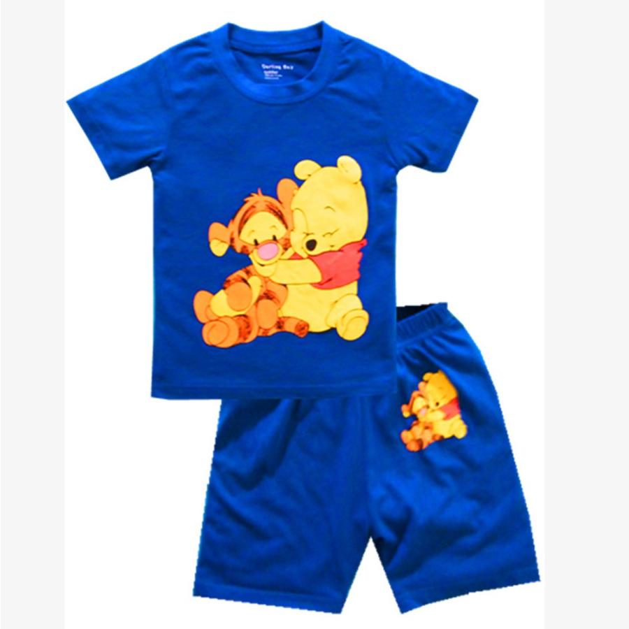 送料無料 キッズ 子供服 ジュニア 上下セットルームウェア パジャマ 半袖 短パン ティガー プーさん 80cm 130cm 春夏 薄手綿100 0609 1 貴公子ショップ 通販 Yahoo ショッピング