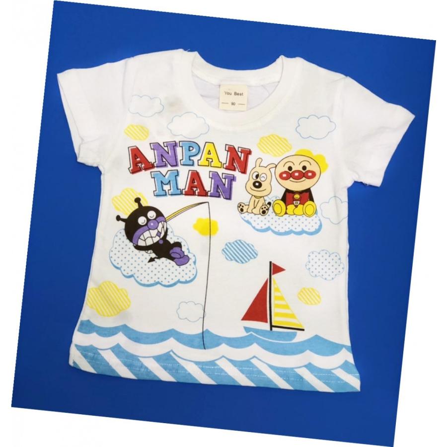 送料無料アンパンマン半袖ｔシャツ90cm 130cm 韓国子供服 春夏 メール便対応 開店記念セール