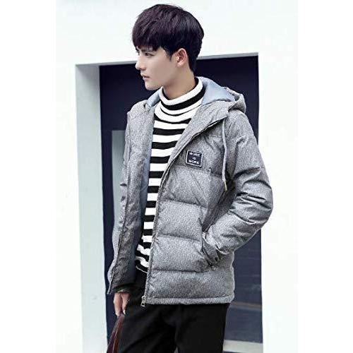 正規 ダウンコート メンズ ダウンジャケット ショート丈 中綿コート サ二ー ファスナー ポッケ 厚手 フード付き パーカー Terresrouges Com