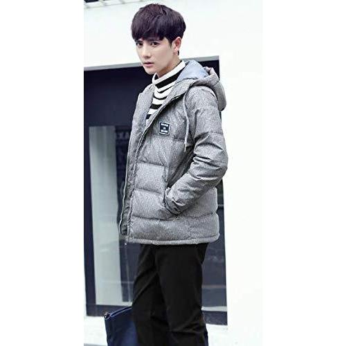 正規 ダウンコート メンズ ダウンジャケット ショート丈 中綿コート サ二ー ファスナー ポッケ 厚手 フード付き パーカー Terresrouges Com