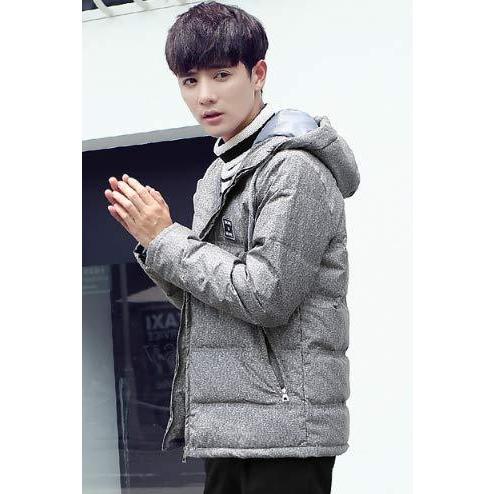 正規 ダウンコート メンズ ダウンジャケット ショート丈 中綿コート サ二ー ファスナー ポッケ 厚手 フード付き パーカー Terresrouges Com