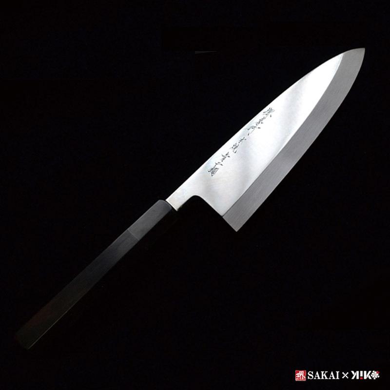 堺孝行 C7_青二鋼水本焼 Aounikou Mizu-honyaki_240mm(出刃本焼